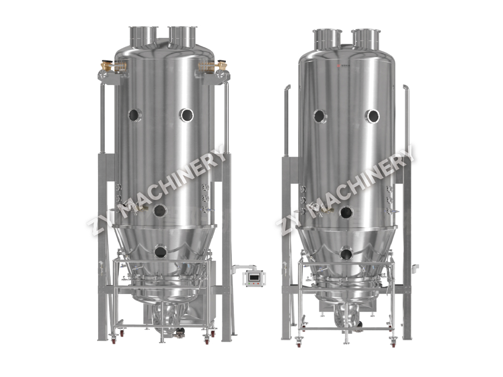 Machine de granulation et d'enrobage à lit fluidisé FBDX Cyclone